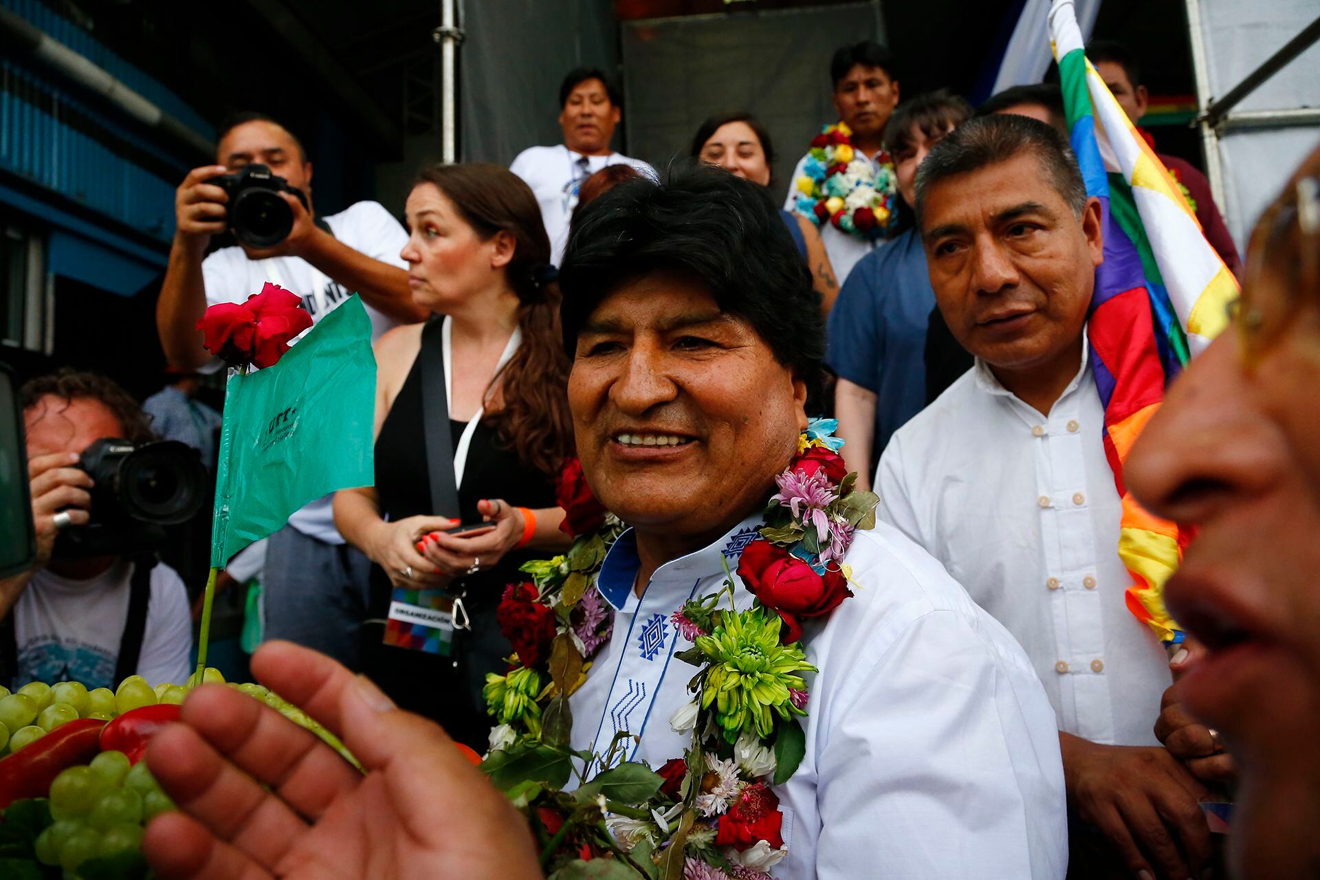 Evo Morales en Avellaneda