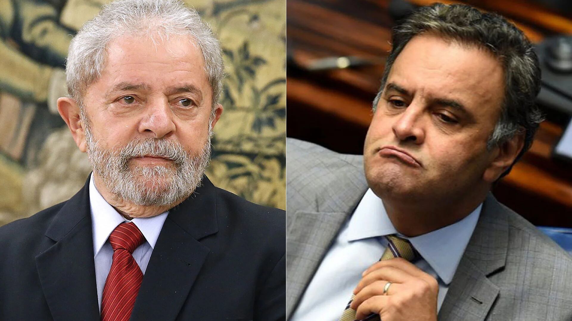 Lula da Silva y Aécio Neves