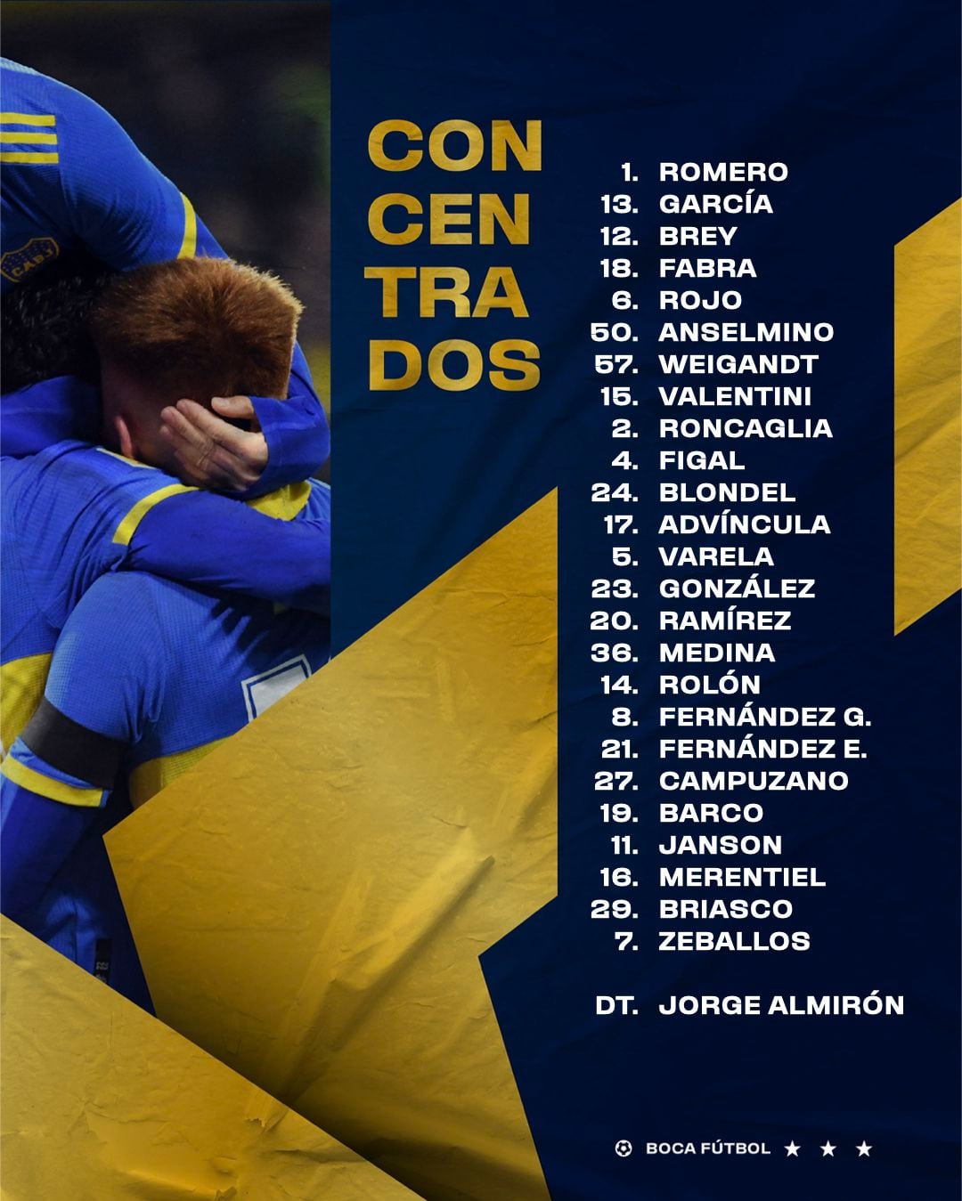 Los convocados por Jorge Almirón para visitar a Nacional de Uruguay por los octavos de final de la Copa Libertadores