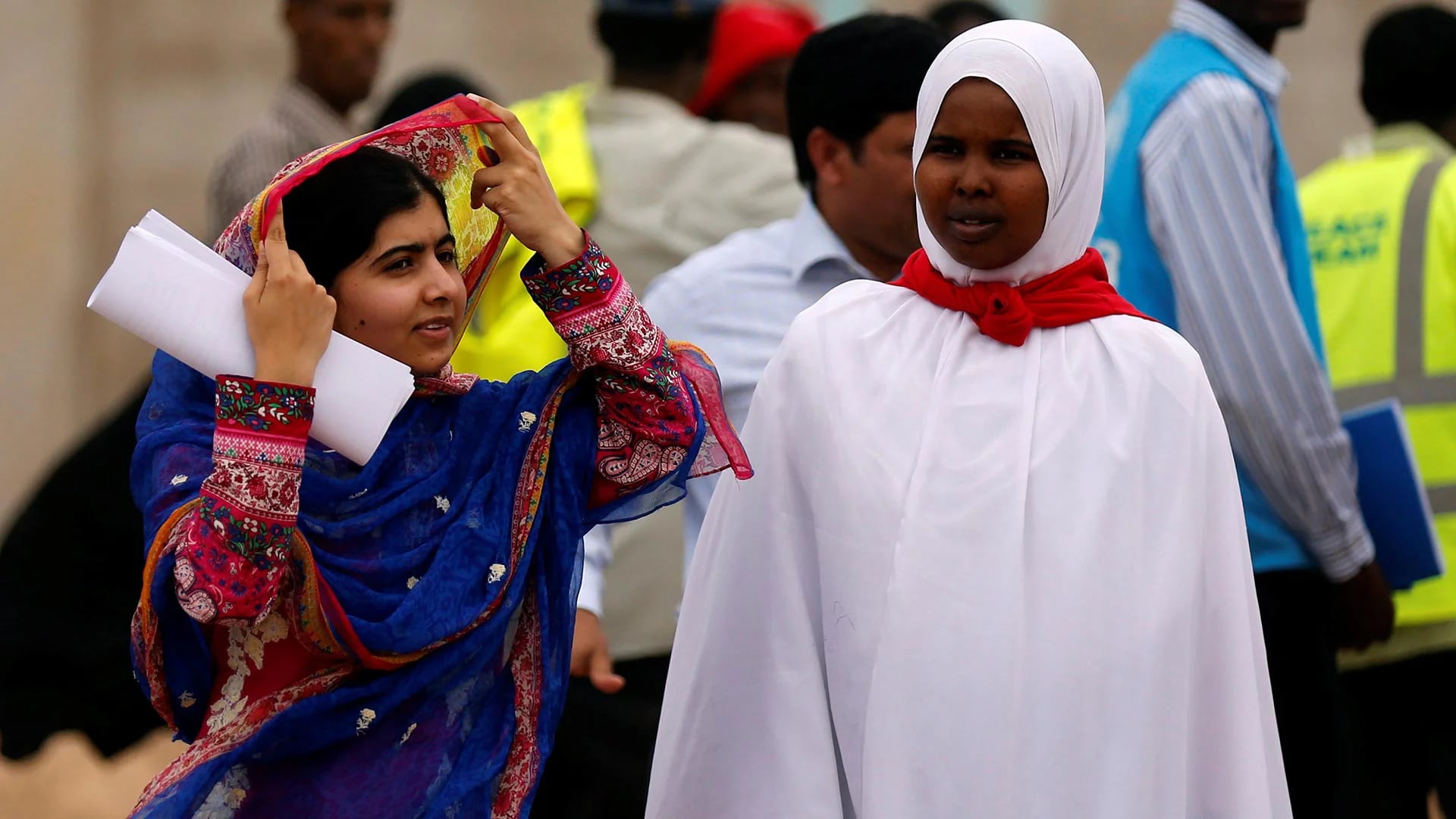 Malala de visita en Kenia (Reuters)