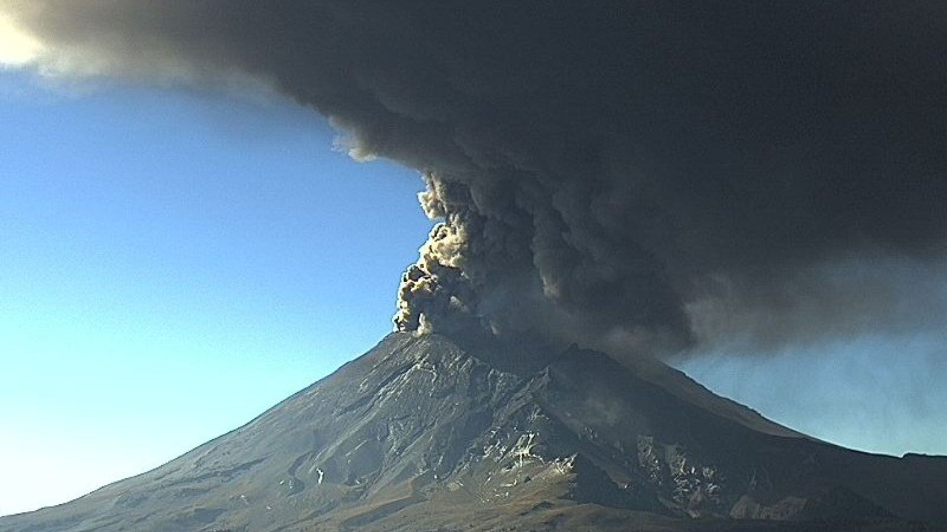 volcán Popocatépetl explosión 27 febrero