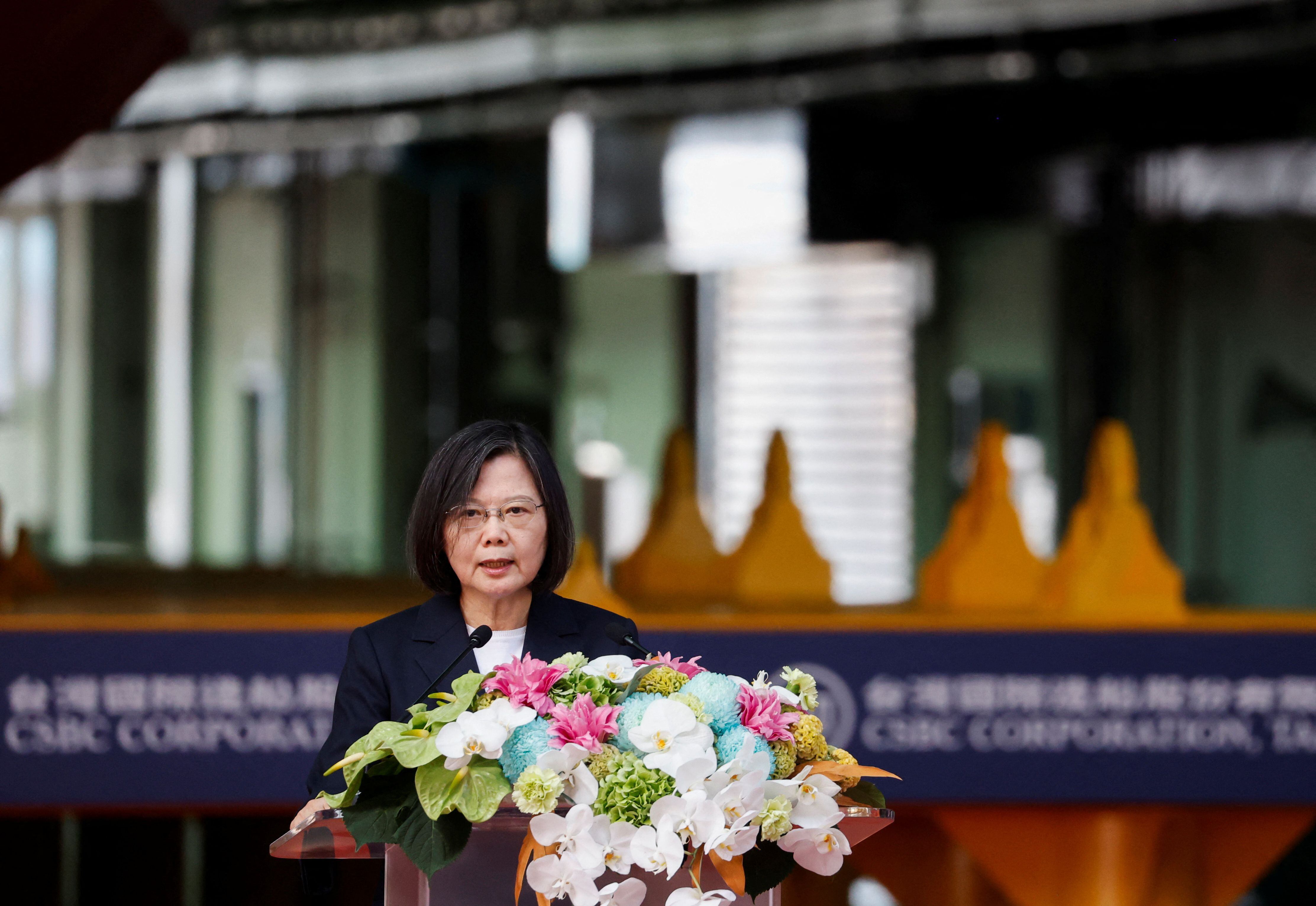 La presidenta de Taiwán Tsai Ing-wen (REUTERS/Carlos Garcia Rawlins)