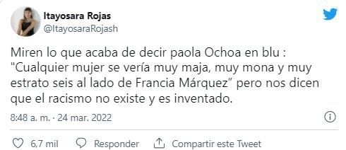 Ochoa raciste