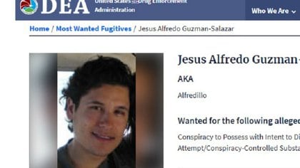 Alfredo Guzmán se encuentra prófugo de la justicia estadounidense (Foto: DEA)