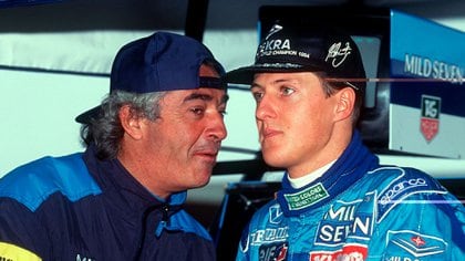 Flavio Briatore y Michael Schumacher trabajaron juntos en Benetton (Action Images)