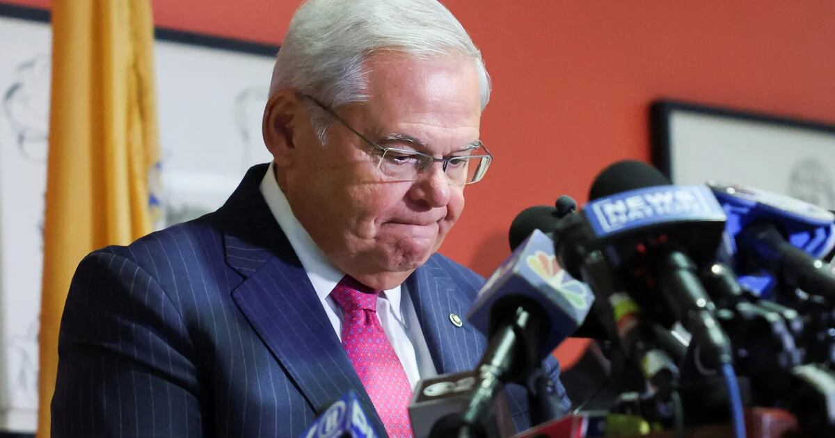 Senator Bob Menendez will not resign and said the gold and dollars in his house “were savings.”