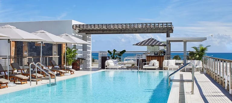8 increíbles piscinas en azoteas de Miami para refrescarte - Viajar a Miami: Información general, que visitar, playas...