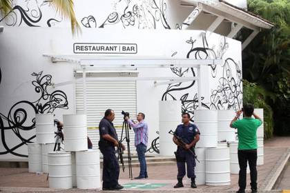 El restaurante en Puerto Vallarta donde fueron secuestrados los chapitos (Foto: EFE)