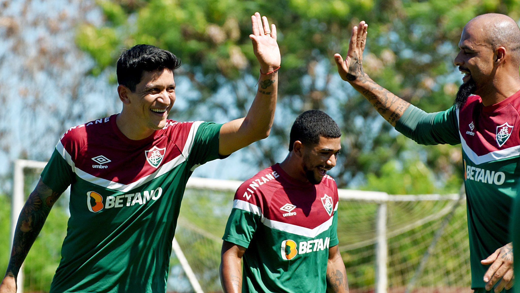 Fluminense and his training in Xerém prior to the clash with The Strongest.  (Fluminense FC)