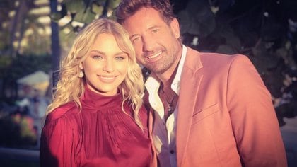 Irina aseguró que en el set de "Vino el amor" nunca pasó nada entre ellos, y "la empatía" surgió después (Fotografía: Instagram gabrielsoto)