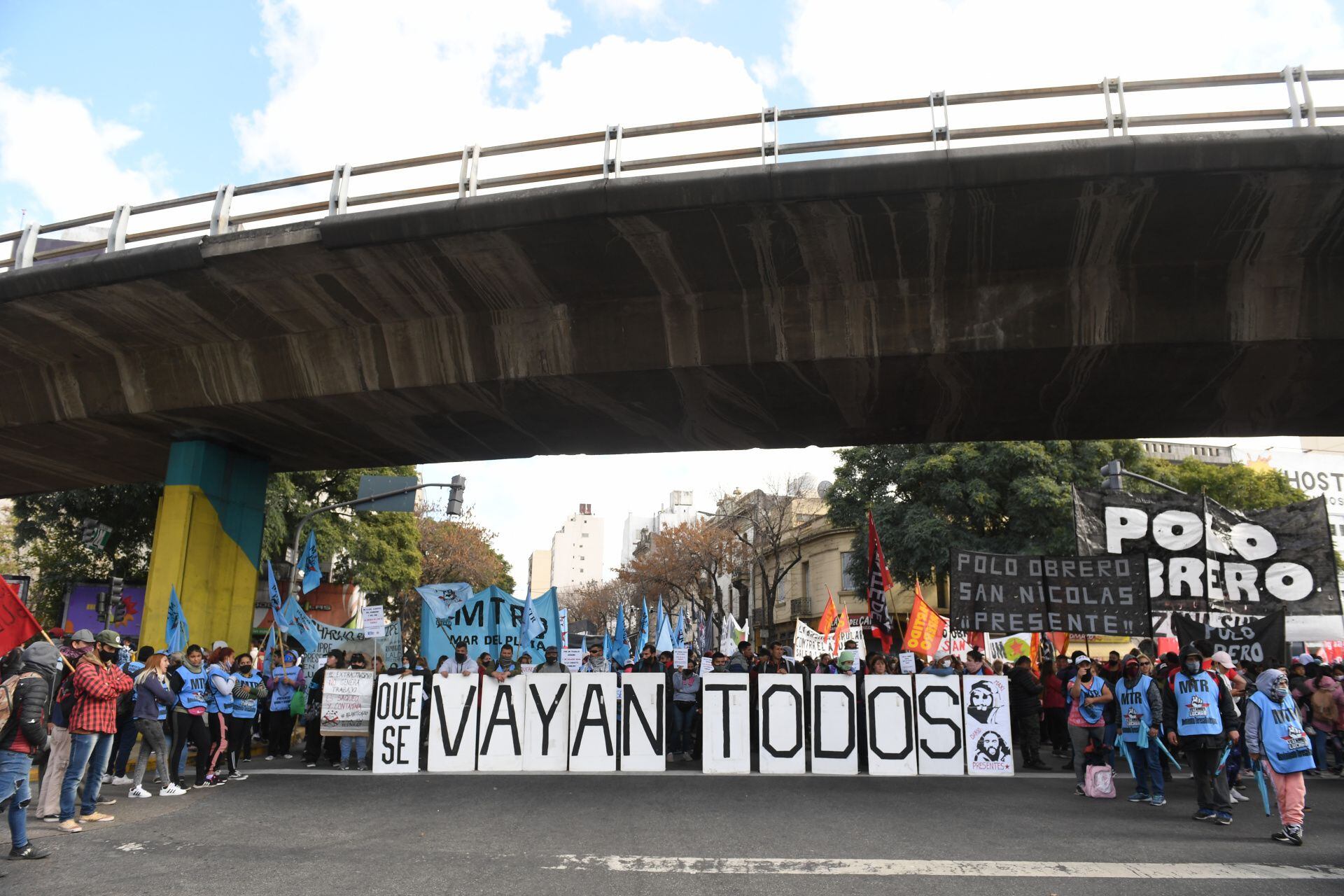 cortes - Marcha - protestas - plaza de mayo - 12M