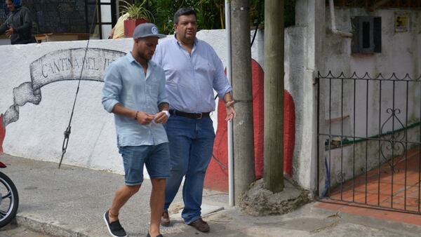 El jugador de Boca concurrió a la Fiscalía junto a su abogado y se disculpó con el agredido (Marcelo Umpierrez)