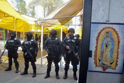 Operativo en el barrio bravo de la Ciudad de México (Foto: ARMANDO MONROY /CUARTOSCURO)