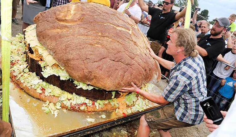 La hamburguesa más grande del mundo según la GWR 2019