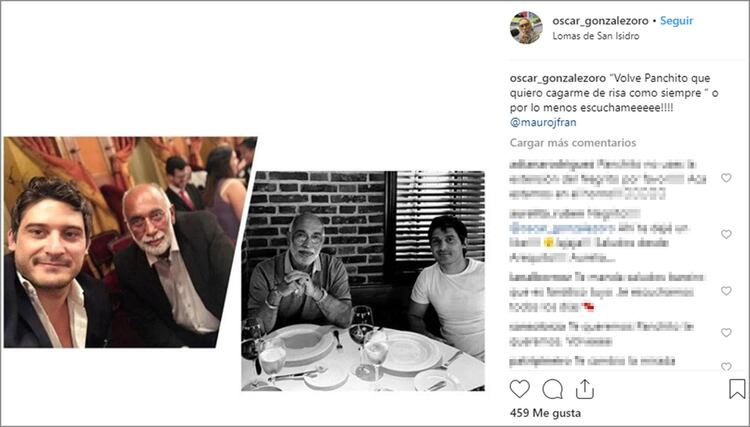 Oscar y Mauro: un amor que marcha firme (Instagram)