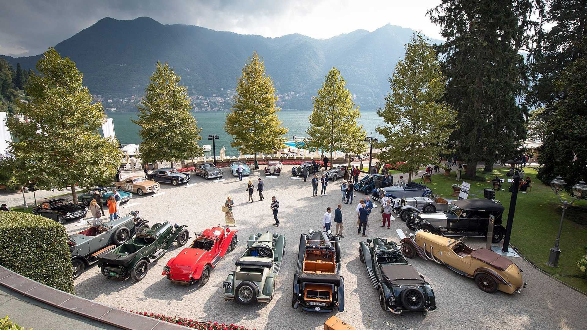 Los concursos de elegancia como el tradicional de Villa d'este en el lago di Como, son eventos en los que se ven autos clásicos de valores incalculables