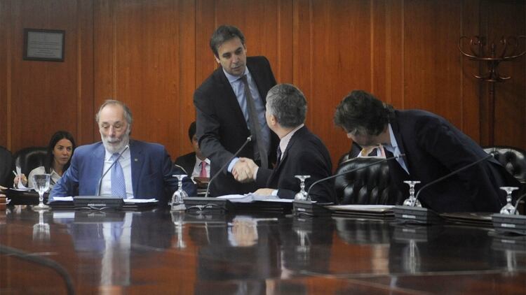 El juez Alejo Ramos Padilla en la audiencia en el Consejo de la Magistratura (Dino Calvo)