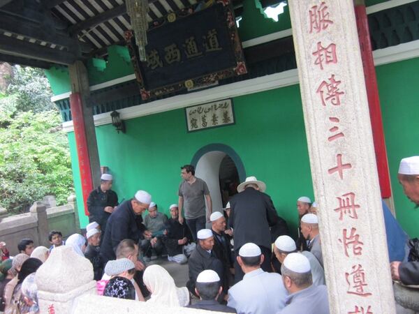 Musulmanes chinos de la etnia Hui, en Xinjiang