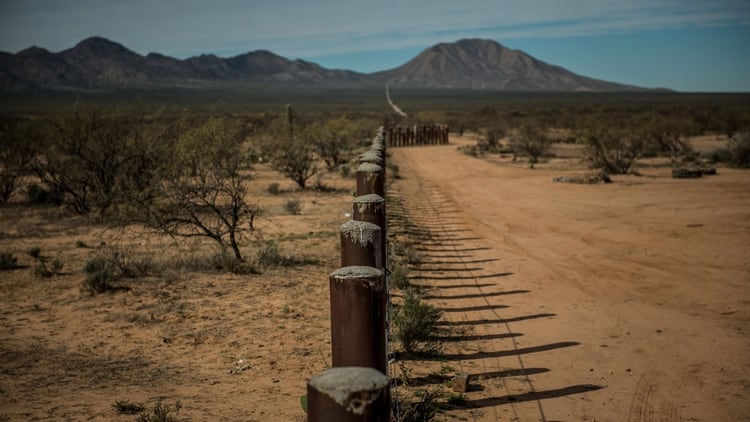 La frontera entre Estados Unidos y México. Foto: Meridith Kohut para The New York Times (archivo)