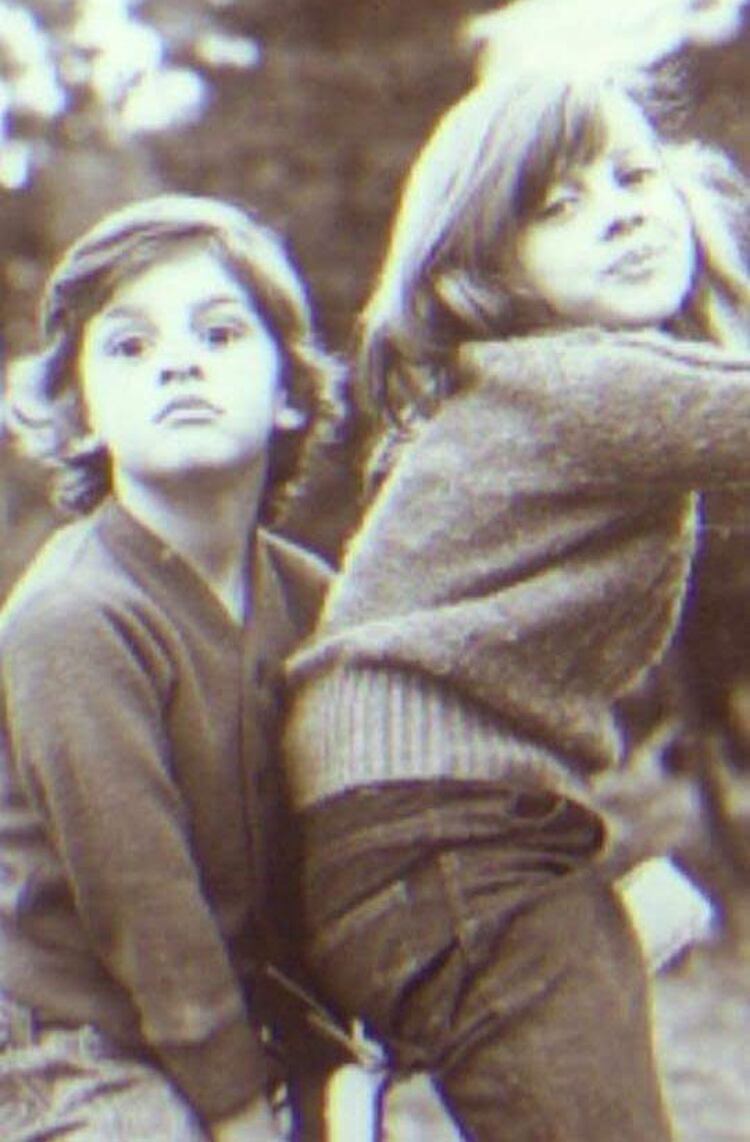 Victoria Branca y su hermano Lolo (Gentileza Victoria Branca)