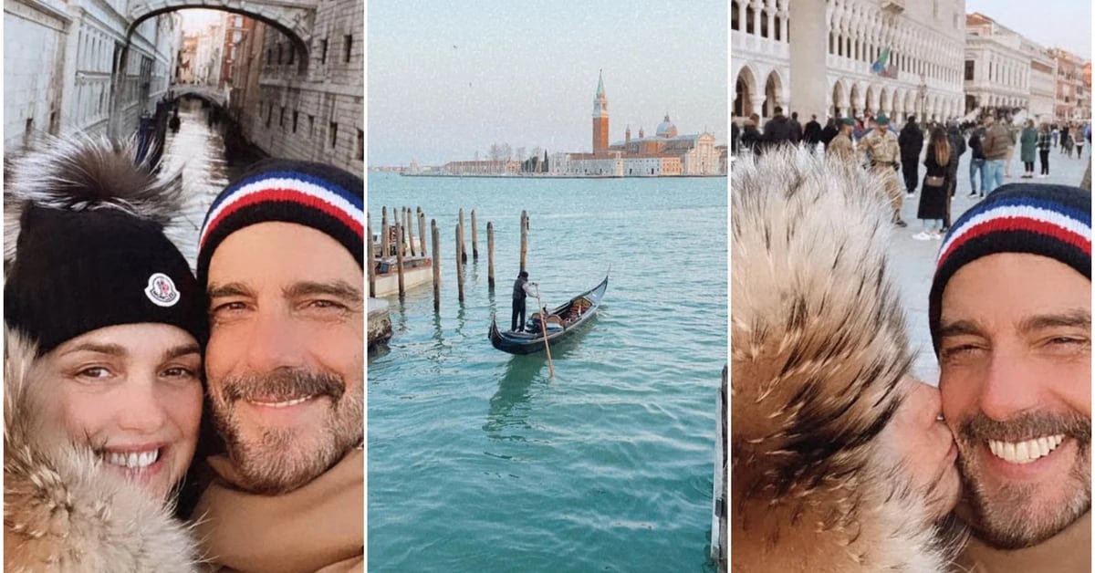 Splendidi panorami, visite turistiche e tanto amore: le vacanze di Araceli González e Fabián Mazzei a Venezia