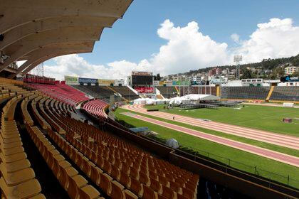 En la imagen un registro general del Estadio Olímpico Atahualpa de Quito (Ecuador). EFE/José Jácome 