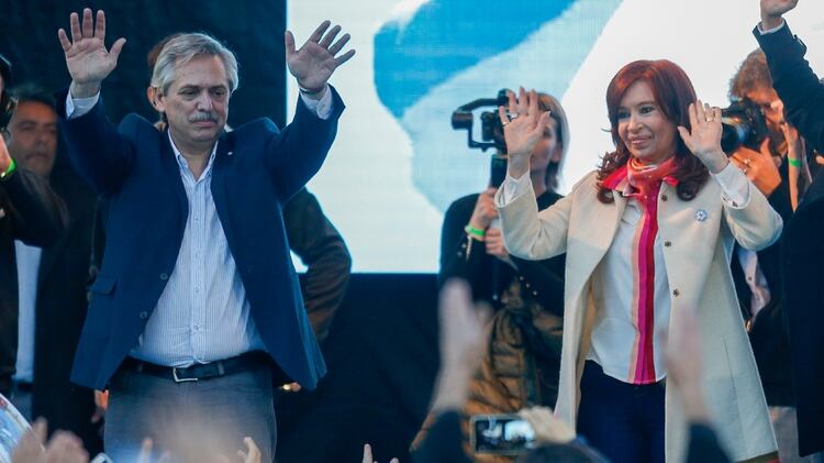 Alberto Fernández y Cristina Kirchner (Nicolás Aboaf)