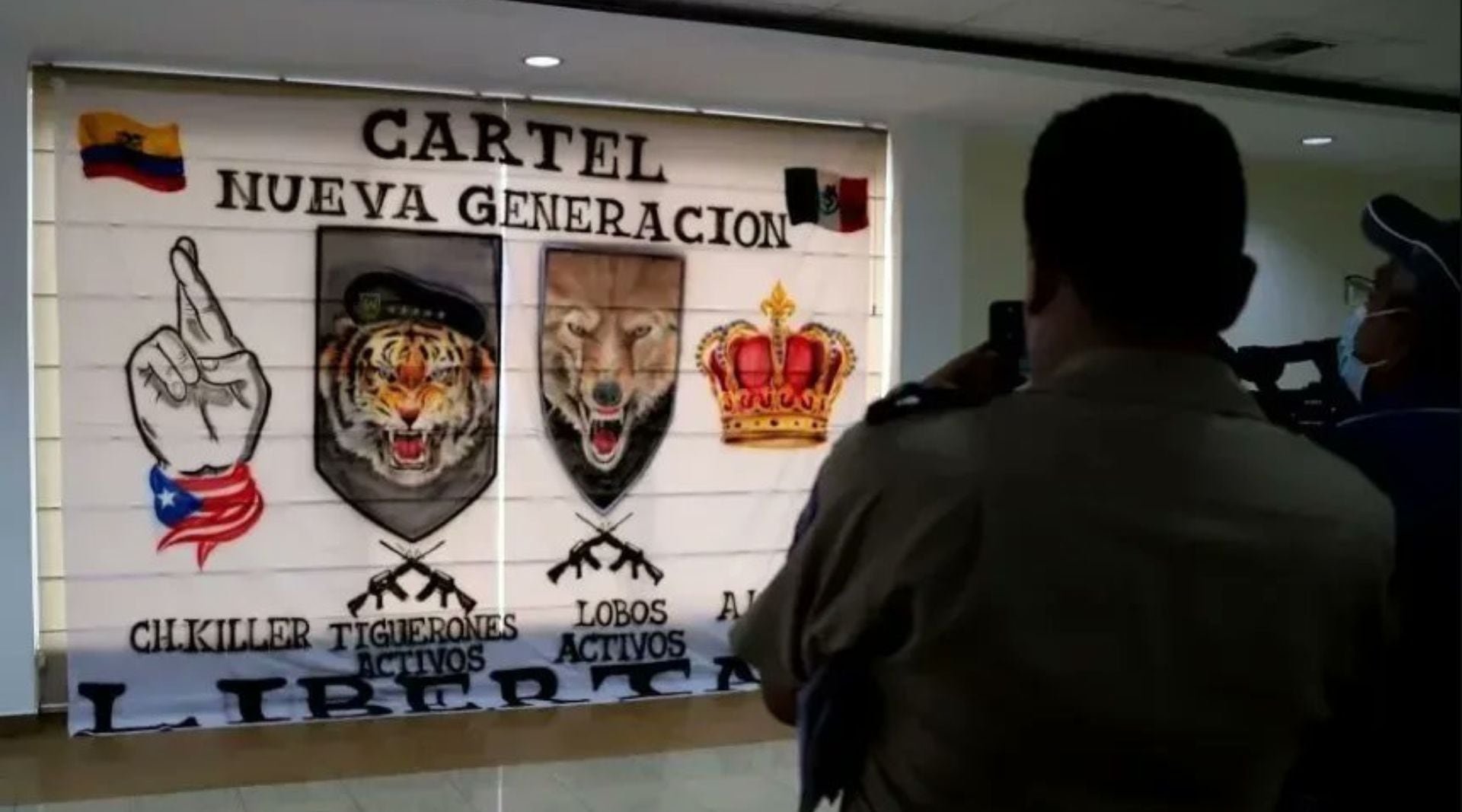 Los Lobos y Los Tiguerones son células aparentemente apadrinadas por el CJNG en Ecuador. (Foto: Twitter/@aisdmx)