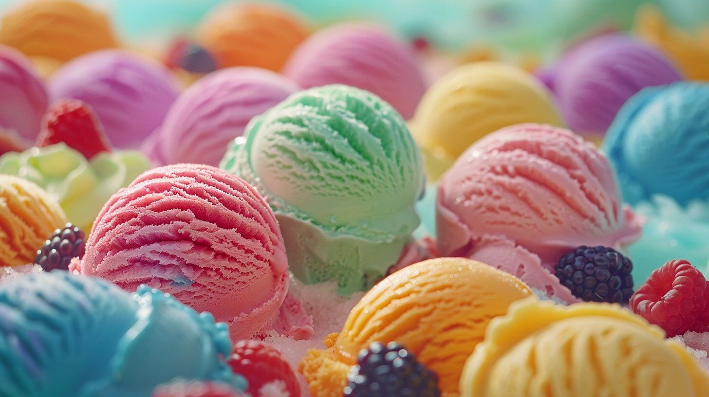 Selección de sabores adicionales en nieves y helados, tales como caramelo salado, frutos rojos y coco, refrescantes y dulces - (Imagen Ilustrativa Infobae)
