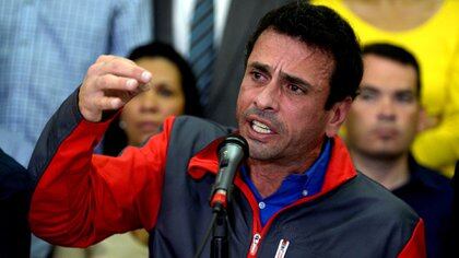 El dirigente opositor venezolano Henrique Capriles (AFP)