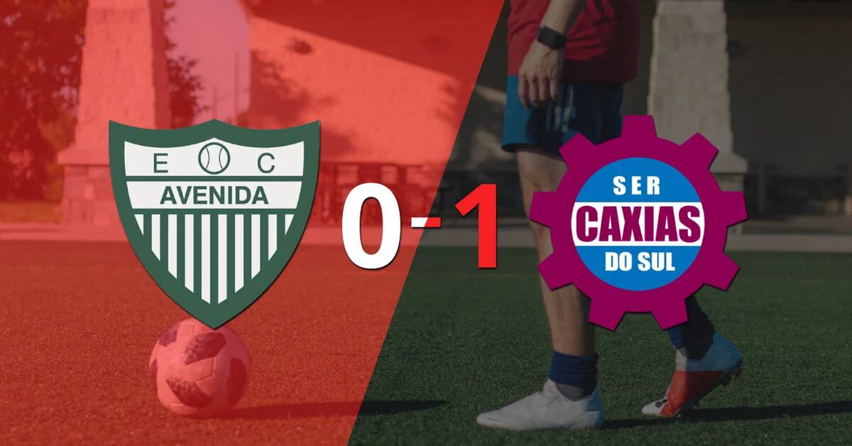 At the slightest difference, Caxias ended up with the victory against Avenida at the Ildo Meneghetti stadium
