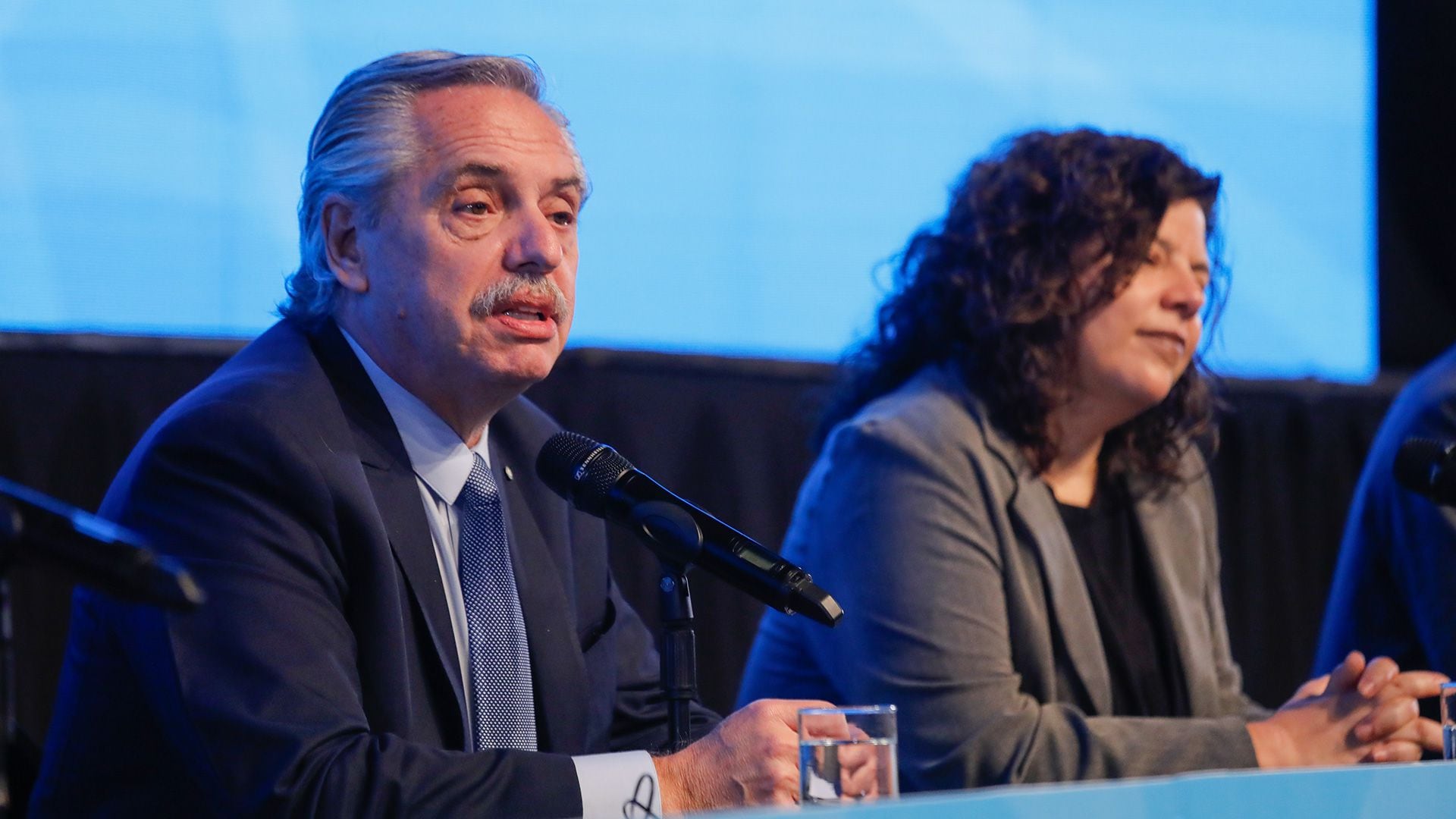 Alberto Fernández en el Congreso de Salud Mental que se desarrolla en el CCK