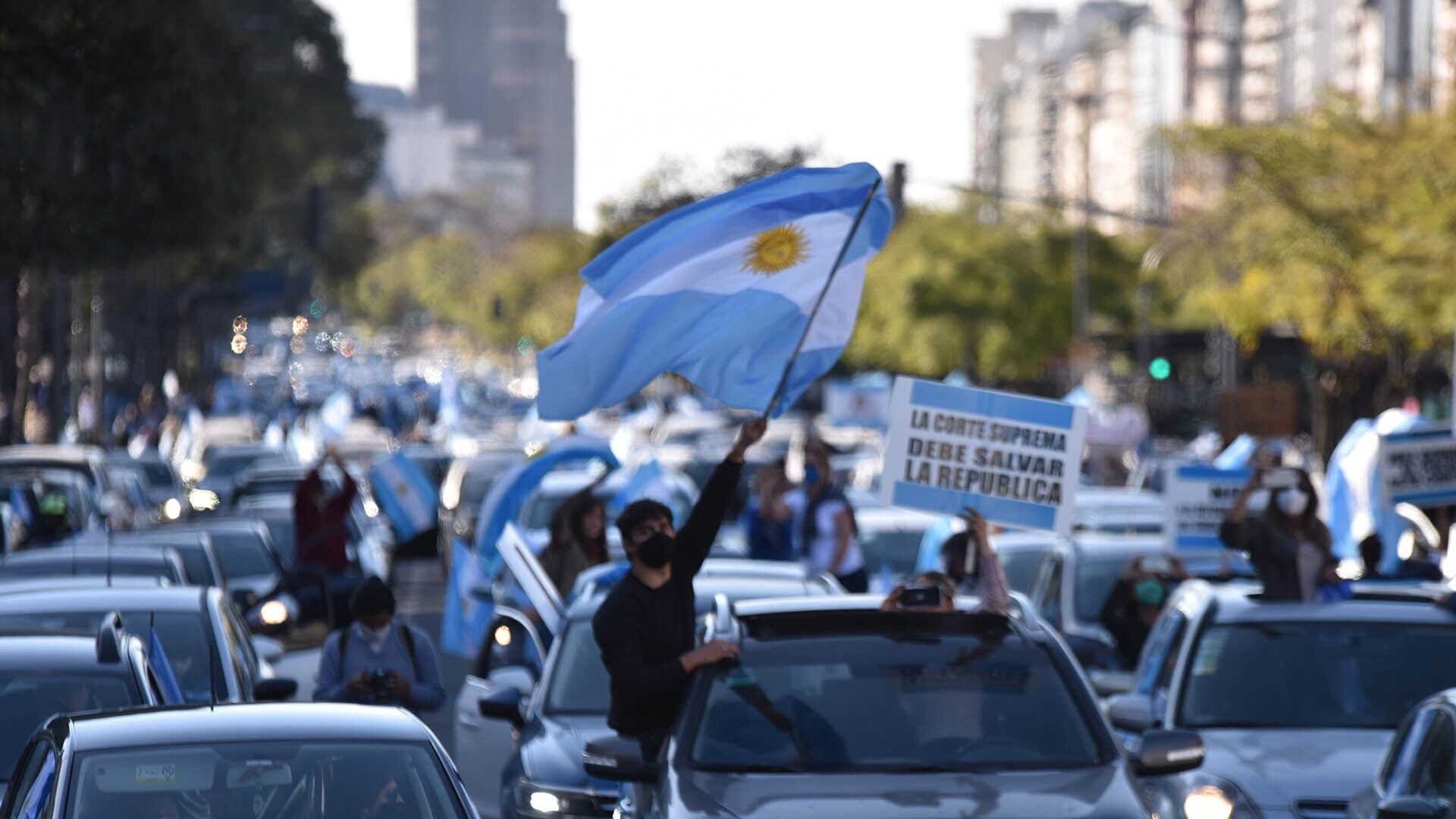 Banderazo - marcha 17A Obelisco