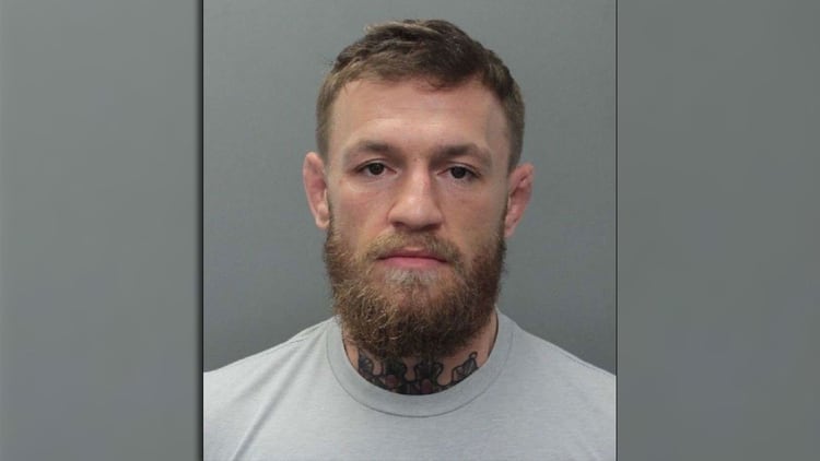 McGregor tras ser detenido en Miami
