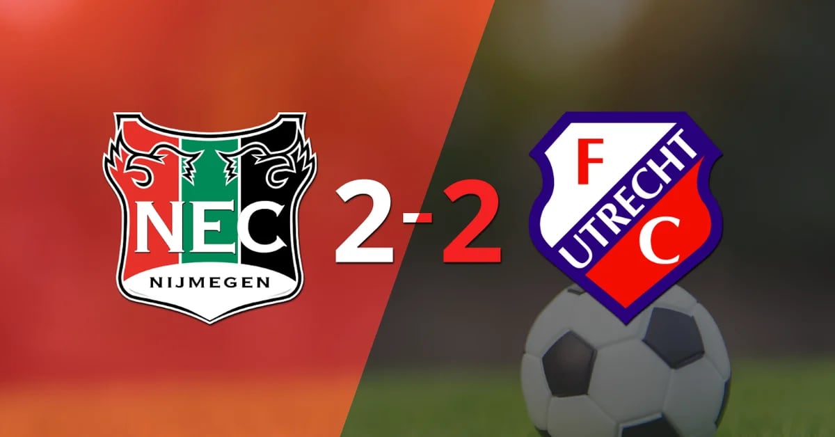 NEC drew with FC Utrecht and Nany Dimata scored twice