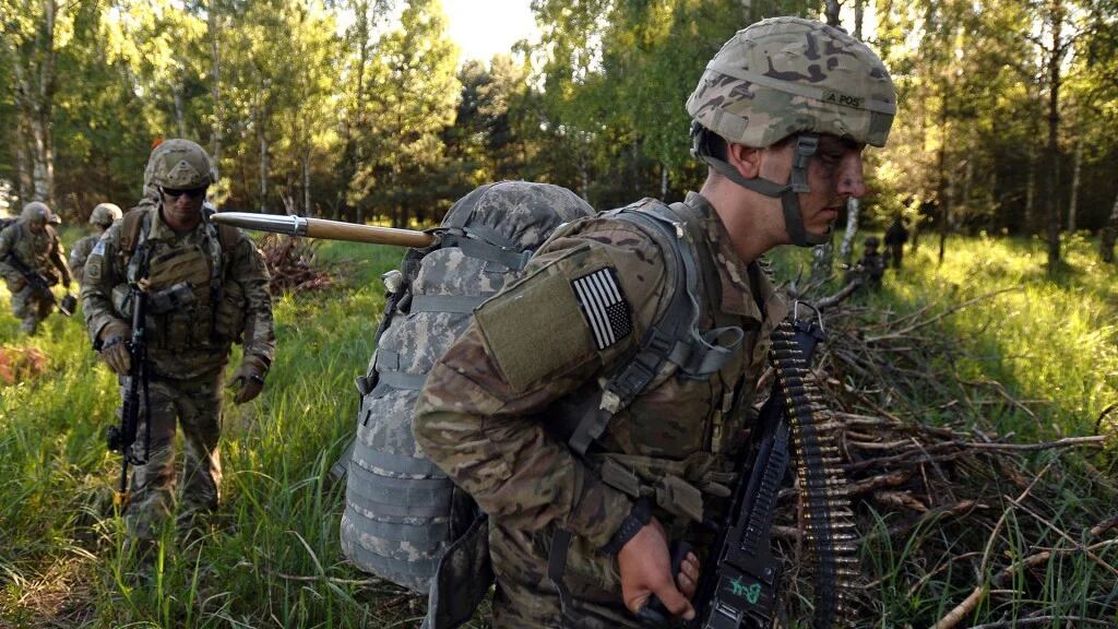 Soldados norteamericanos de la OTAN (AP)