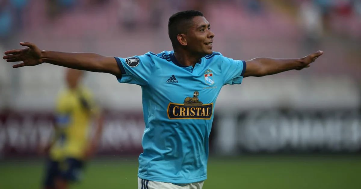 Cristian Palacios, the last Sporting Cristal player to score against a Paraguayan team in the Copa Libertadores