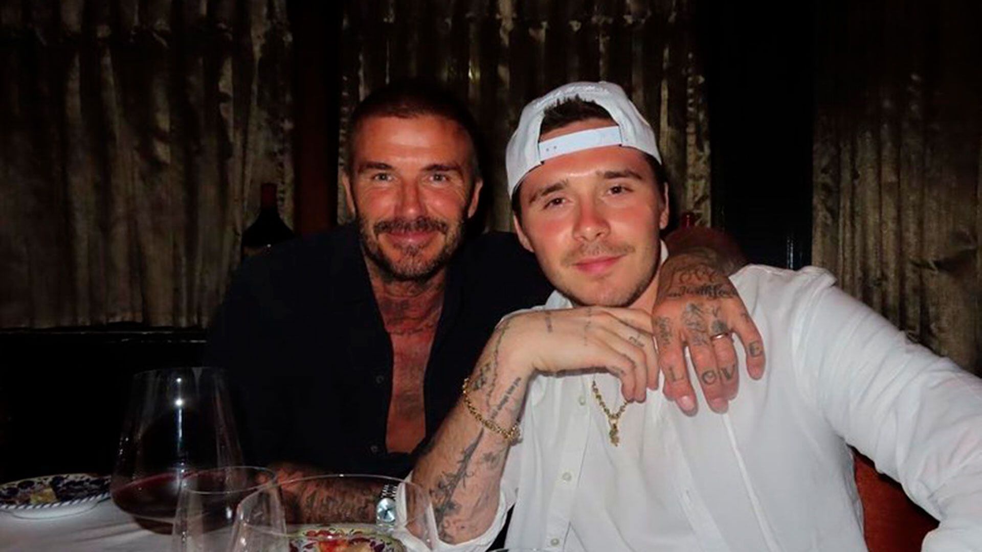 David y Brooklyn Becjham (Foto: victoriabeckham)