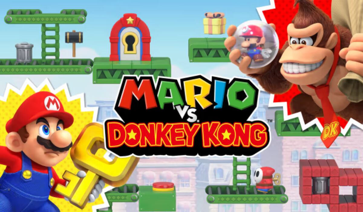Donkey Kong robó todos los juguetes Mini-Mario de la fábrica y Mario tiene que recuperarlo, esa es la premisa de este videojuego que se lanzará el próximo 16 de febrero. (Nintendo)