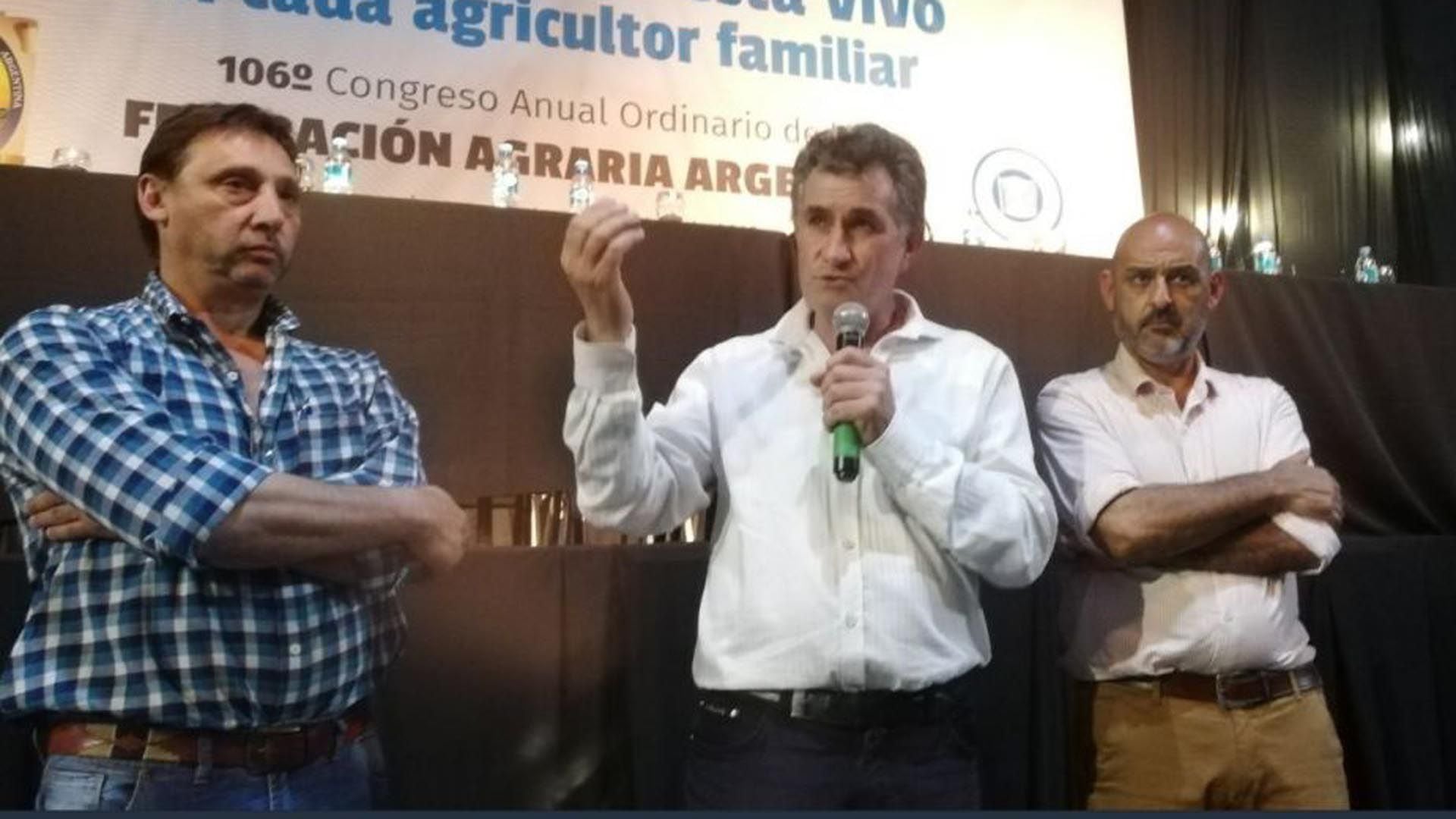 Sorpresa en la Federación Agraria. El oficialismo perdió y Carlos Achetoni es el nuevo presidente de la entidad