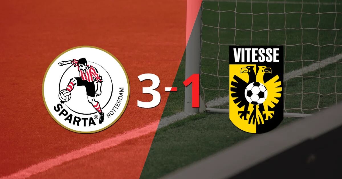 Big win for Sparta Rotterdam over Vitesse 3-1