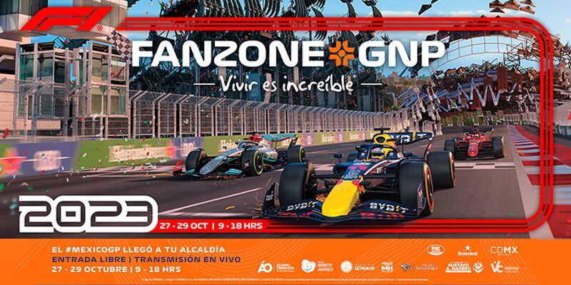 There will be Fanzone to watch the 2023 Mexican Grand Prix totally free (Photo: www.mexicogp.mx/)