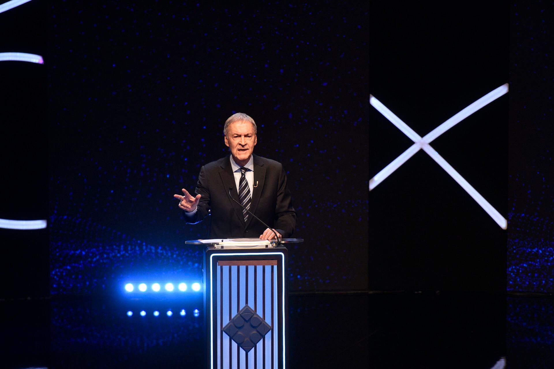 El gobernador Schiaretti tuvo un buena performance en el debate presidencial (foto Adrián Escardar)