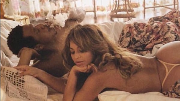 Beyonce y Jay-Z posaron desnudos para un libro artístico de su gira, On the Run II