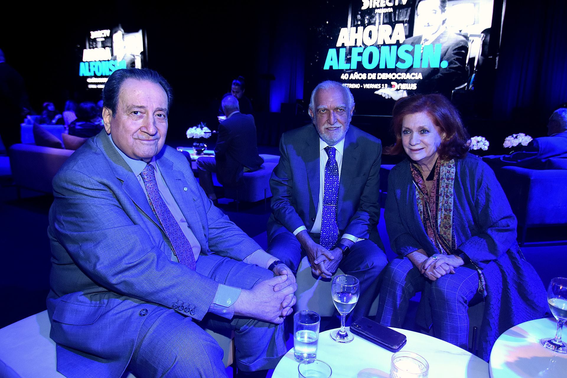 León Arslanián y Ricardo Gil Lavedra, dos de los jueces que en 1985 -junto a Guillermo Ledesma  y Jorge Valerga Aráoz- condenaron a las Juntas Militares; y Teresa González Fernández, presidente de ALPI