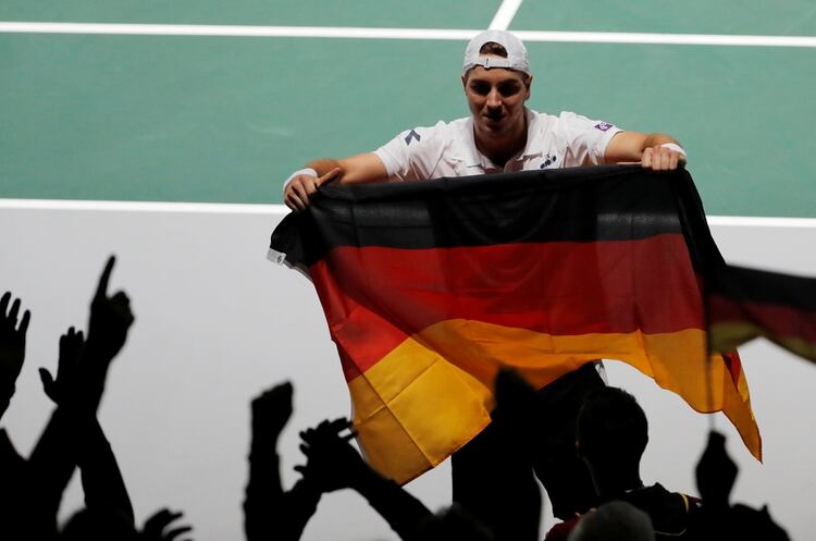 Alemania le ganó la serie al equipo de Gastón Gaudio (REUTERS/Susana Vera)