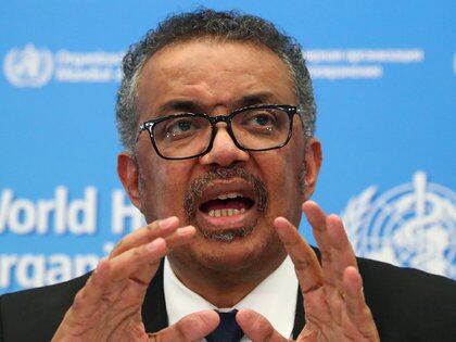 El director de la OMS, Tedros Adhanom Ghebreyesus (Reuters)