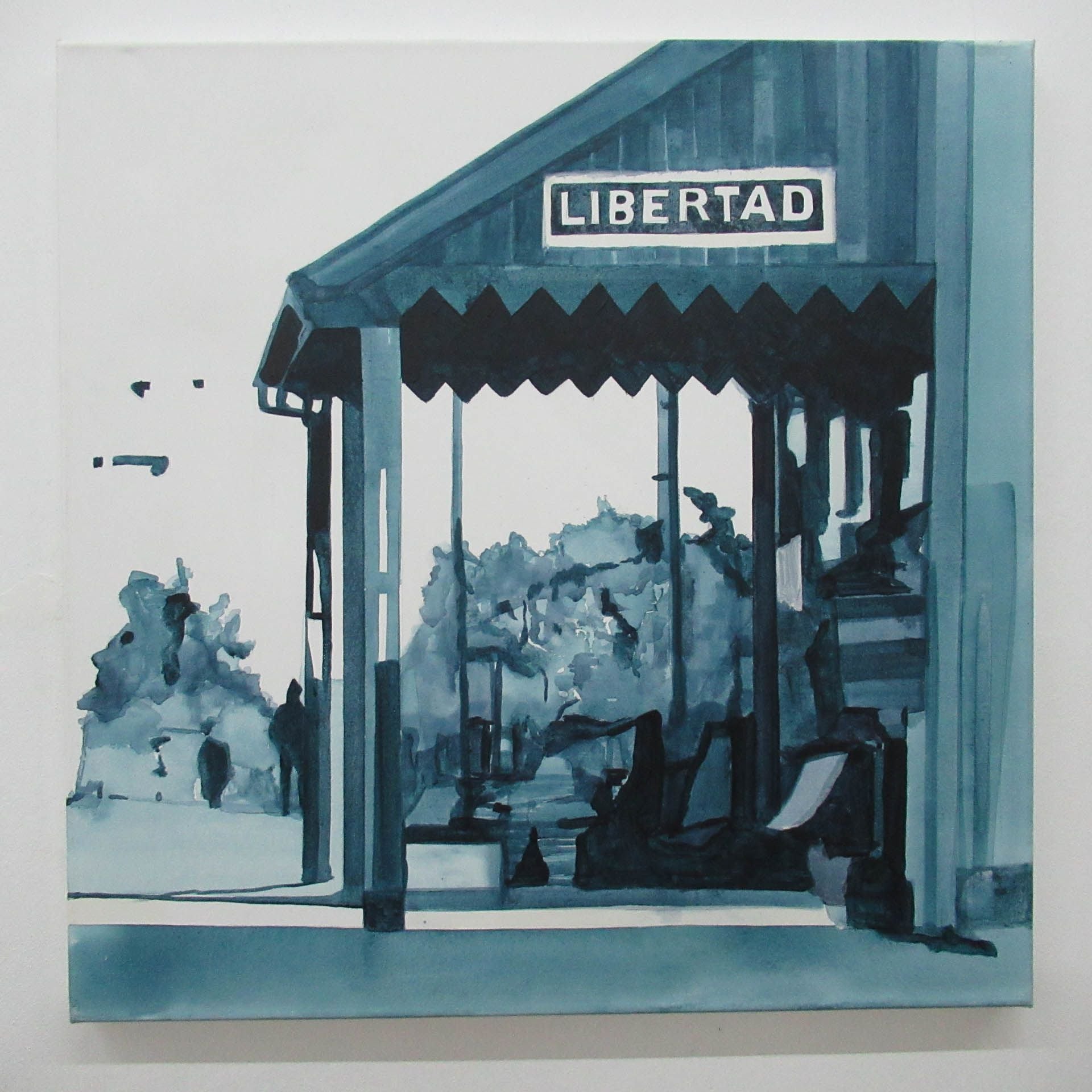 PL0109. Patricio Larrambebere. Libertad (FCMdBA), 2019. Acrílico sobre tela. 60 x 60 cm