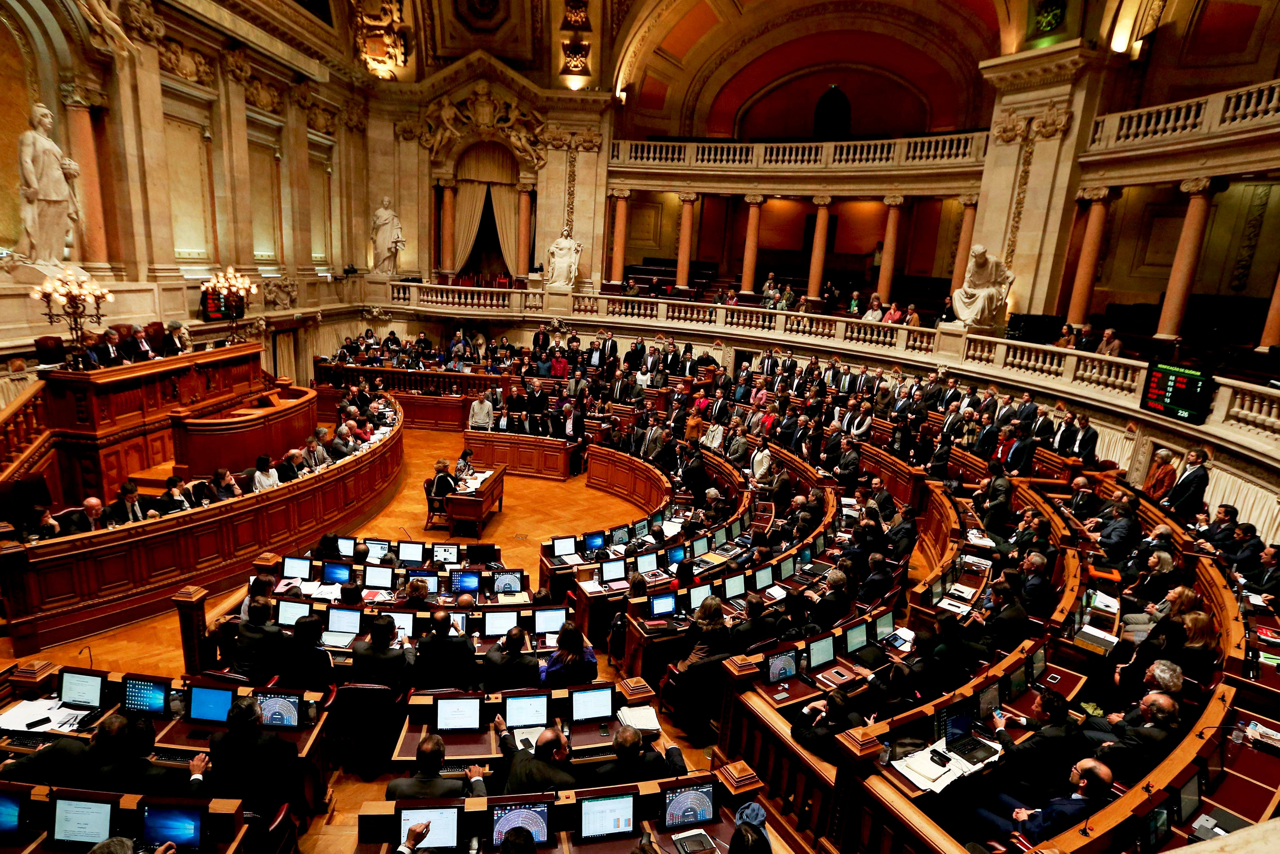 El Parlamento de Portugal en Lisboa. EFE/Mario Cruz