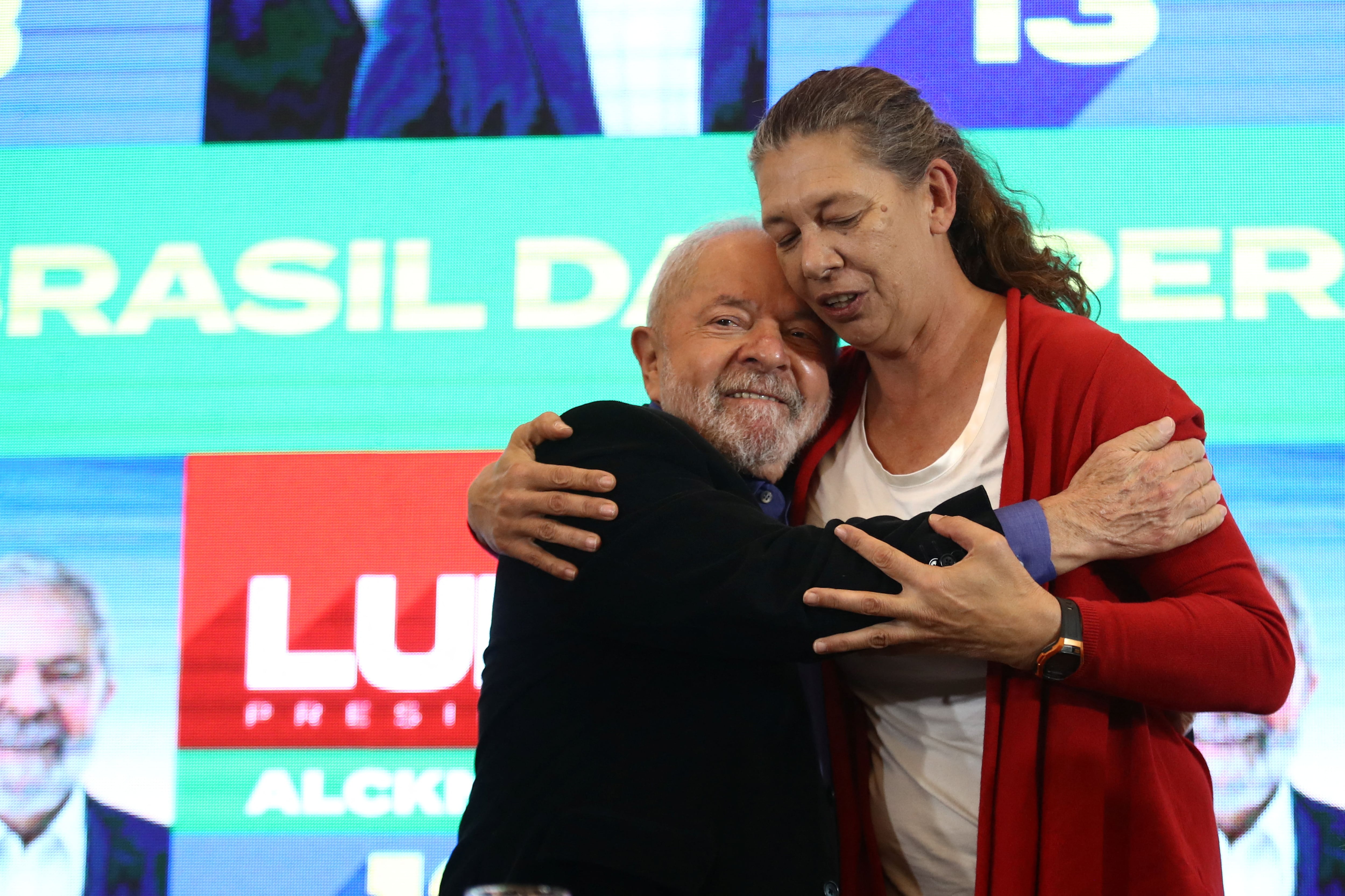 Lula junto a Ana Moser (REUTERS/Carla Carniel)